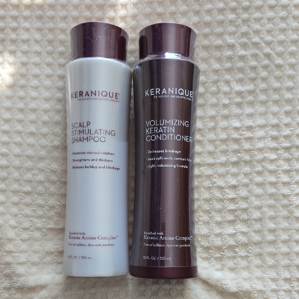 Keranique Shampoo & Conditioner Set LARGE SIZE/12 OZ.